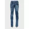 Men's jeans with ripped effect