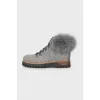Fucking gray boots