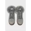 Fucking gray boots