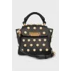 Mini bag decorated with pearls