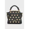 Mini bag decorated with pearls