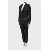 Striped wool suit