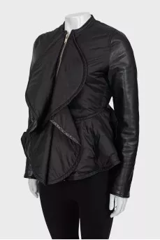 Combination jacket with frill