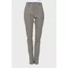 Gingham wool trousers