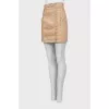 Beige skirt with pockets