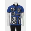Men's T-shirt with patches