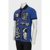 Men's T-shirt with patches