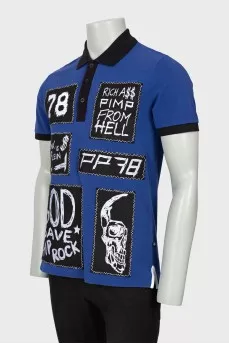 Men's T-shirt with patches