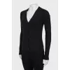 Cashmere and silk cardigan