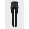 Black jeans with back embroidery