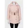 Slim fit quilted down jacket