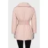 Slim fit quilted down jacket