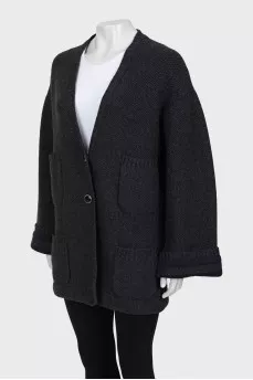 Cashmere cardigan oversized