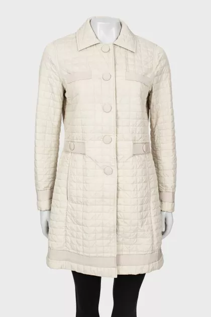 White jacket with buttons