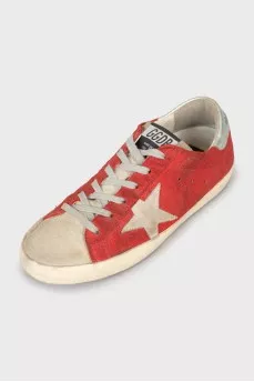 Red sneakers Superstar