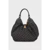 Textile hobo bag