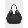 Textile hobo bag