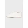 Leather lace-up sneakers