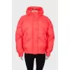 Pink jacket with hood
