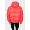 Pink jacket with hood