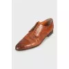 Men's light brown brogues