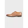 Men's shoes with perforated toe