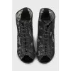 Мереживні ботильйони на шнурівці
