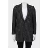 Long wool jacket