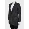 Long wool jacket