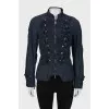 Decorated fitted jacket