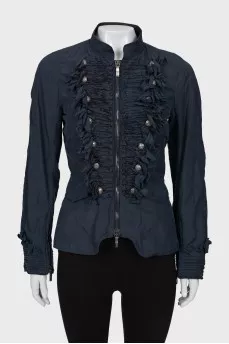 Decorated fitted jacket