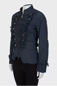 Decorated fitted jacket