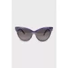 Two tone cat eye sunglasses