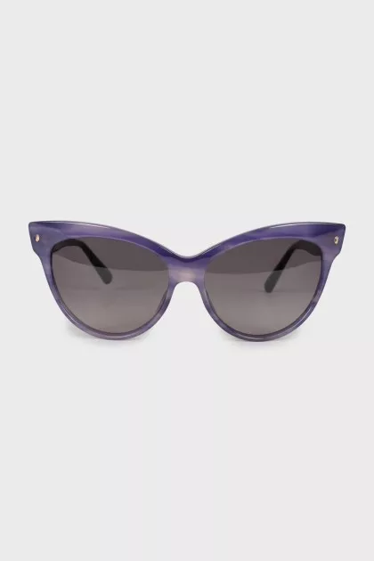 Two tone cat eye sunglasses