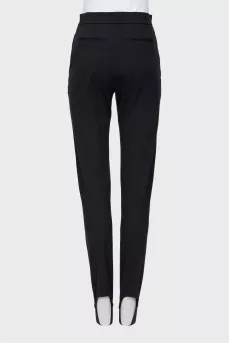Leggings with straps with tag