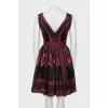 V-neck fitted dress