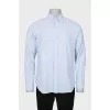 Men's blue shirt with pocket