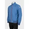 Men's blue windbreaker
