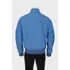 Men's blue windbreaker