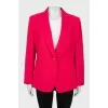 Hot pink button down jacket