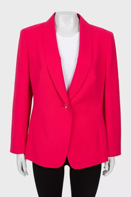 Hot pink button down jacket