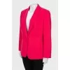Hot pink button down jacket