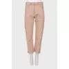 Raw hem jeans