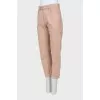 Raw hem jeans
