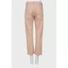 Raw hem jeans