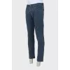 Men's blue jeans with buttons