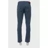 Men's blue jeans with buttons