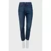 Dark blue mom fit jeans