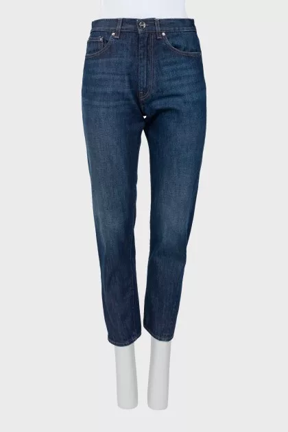 Dark blue mom fit jeans