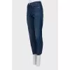 Dark blue mom fit jeans